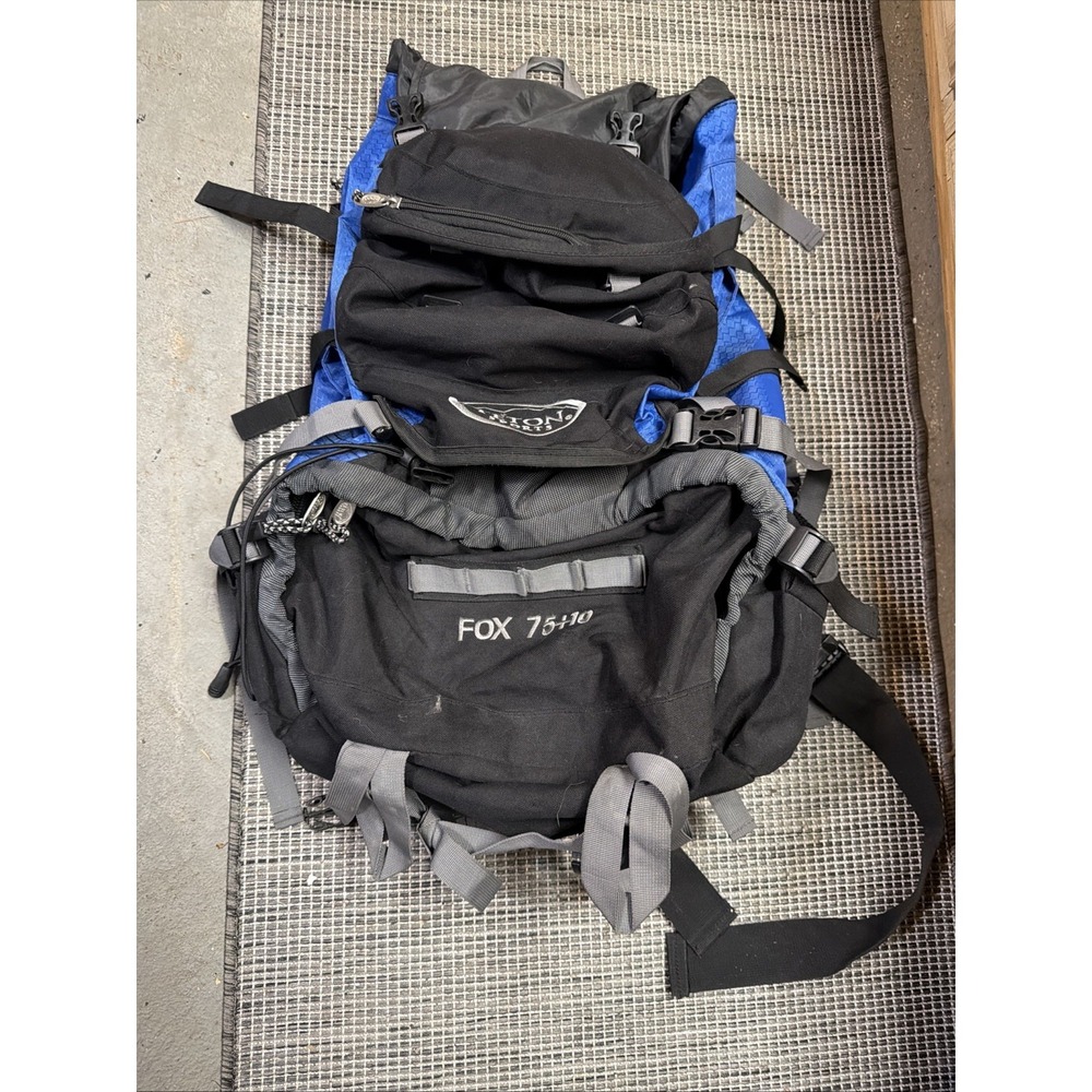 Teton Fox 75+10 Hiking Backpack Navy Blue